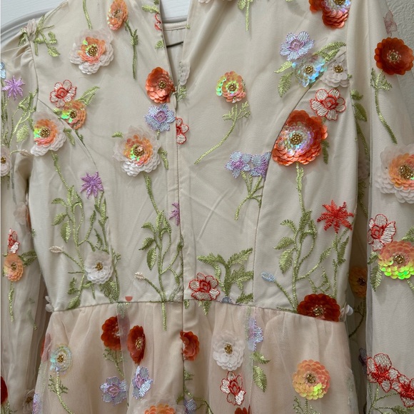 Floral Embroidered Dress - Picture 5 of 8